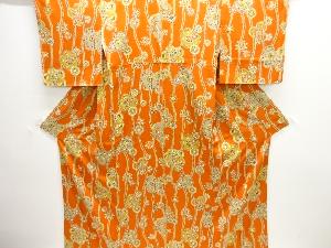 ピエールカルダン　更紗模様小紋着物